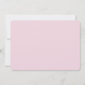 Elegante Wildblume Botanische Flora Vielen Dank Mitteilungskarte (Rückseite)