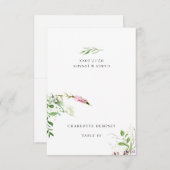 Elegante Wildblume Botanischer Blumenplatz Einladung (Vorne/Hinten)