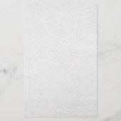 Elegante Wildblume Botanisches Brautparty Spiel (Rückseite)