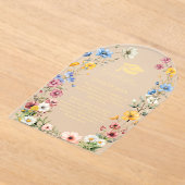 Elegante Wildblume Der Park der Villa Negroni, Vez Acryleinladungen (Ablage )