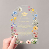 Elegante Wildblume Der Park der Villa Negroni, Vez Acryleinladungen (Insitu (Handheld))