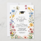 Elegante Wildblume Der Park der Villa Negroni, Vez Einladung (Vorderseite)