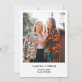 Elegante Wildblume Der Park der Villa Negroni, Vez Einladung (Rückseite)