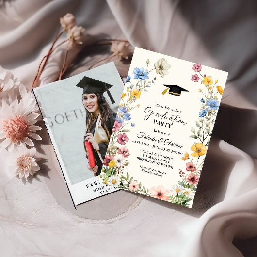 Elegante Wildblume Der Park der Villa Negroni, Vez Einladung