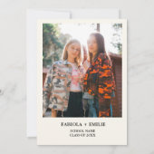 Elegante Wildblume Der Park der Villa Negroni, Vez Einladung (Rückseite)