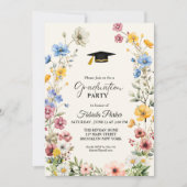 Elegante Wildblume Der Park der Villa Negroni, Vez Einladung (Vorderseite)