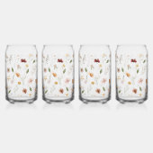 Elegante Wildblume Dosenglas (Hinten)