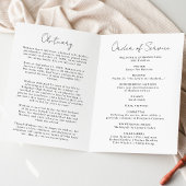 Elegante Wildblume Feier zur Beerdigung des Lebens Programm