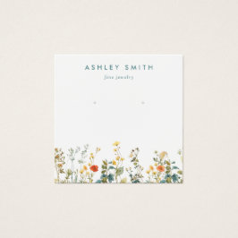 Elegante Wildblume Field Earring Display Card