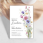 Elegante Wildblume Floral Einladung