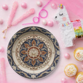 Elegante Wildblume Floral Viktorianische Keramik W Pappteller (Party)