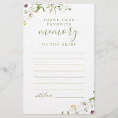 Elegante Wildblume gemeinsam mit einem Memory-Brau (Vorderseite)