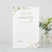 Elegante Wildblume gemeinsam mit einem Memory-Brau (Stehend Vorderseite)
