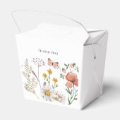 Elegante Wildblume Geschenkschachtel (Rückseite)