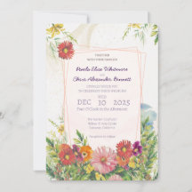 Elegante Wildblume Hochzeit