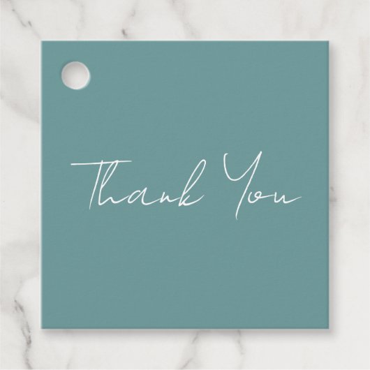 Elegante Wildblume Hochzeit Geschenkanhänger (Vorderseite)