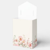 Elegante Wildblume Hochzeit Geschenkschachtel (Geöffnet)