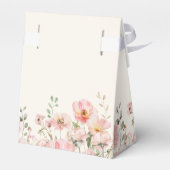 Elegante Wildblume Hochzeit Geschenkschachtel (Rückseite)