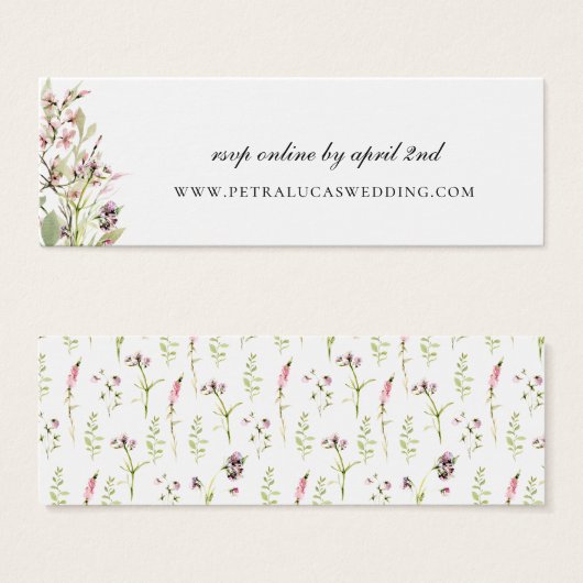 Elegante Wildblume Hochzeiten Website UAWG (Vorne & Hinten)