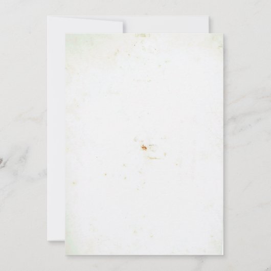 Elegante Wildblume Hochzeitssammlung Einladung (Rückseite)