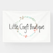 Elegante Wildblume Kunst, Dichtung und Musik Banner (Horizontal)