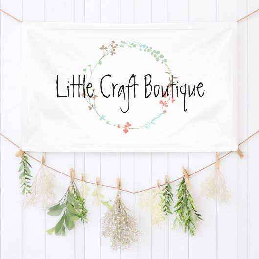 Elegante Wildblume Kunst, Dichtung und Musik Banner