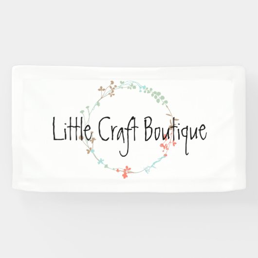 Elegante Wildblume Kunst, Dichtung und Musik Banner (Horizontal)