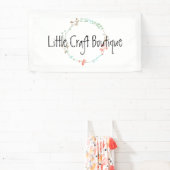 Elegante Wildblume Kunst, Dichtung und Musik Banner (InSitu)