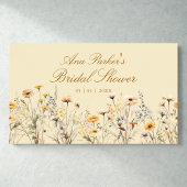 Elegante Wildblume Liebe ist in Bloom Brautparty Poster