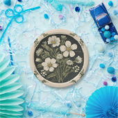 Elegante Wildblume Pappteller (Party)