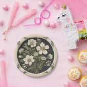 Elegante Wildblume Pappteller (Party)