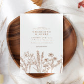 Elegante Wildblume Parco Tassino Probe Einladung