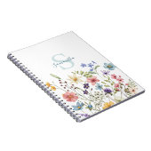 Elegante Wildblume Personalisiert Notizblock (Rechte Seite)