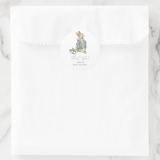 Elegante Wildblume Peter Rabbit Sticker (Tasche)