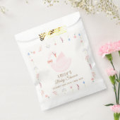 Elegante Wildblume Princess Swan Girl Babydusche Geschenktütchen (Versiegelt)