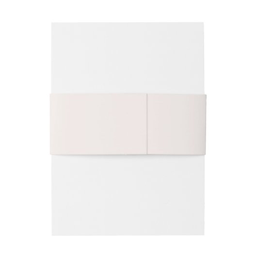 Elegante Wildblume Rustic Boho Wedding Monogram Einladungsbanderole (Rückseitenbeispiel)