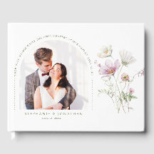 Elegante Wildblume Soft Pastel Botanische Hochzeit