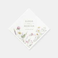 Elegante Wildblume Soft Pastel Botanische Hochzeit