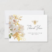 Elegante Wildblume soll Dankeschön-Karte sein Karte (Vorderseite)