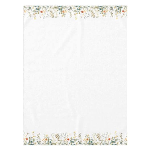 Elegante Wildblume Tablecloth Tischdecke (Vorderseite)