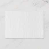 Elegante Wildblume Tea Party Begleitkarte (Rückseite)