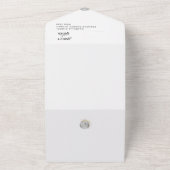 Elegante Wildblume Vollmond All In One Einladung (Außenbereich)