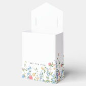 Elegante Wildblume Wedding Vielen Dank Geschenkschachtel (Geöffnet)