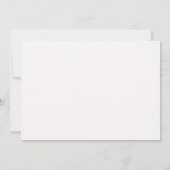 Elegante Wildblume Weiß Rosa Hochzeit Gerettet Save The Date (Rückseite)