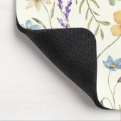 Elegante Wildblume Wildblumen Blumen Custom Mousepad (Ecke)