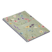 Elegante Wildblume Wildblumen Blumen Custom Notizblock (Rechte Seite)
