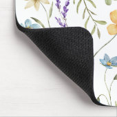 Elegante Wildblume Wildblumen Blumen Mousepad (Ecke)