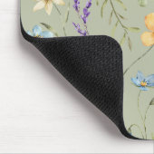 Elegante Wildblume Wildblumen Blumen Mousepad (Ecke)