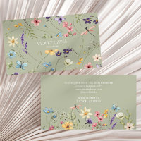 Elegante Wildblume Wilde Blume Maßgeschneidert