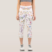 Elegante Wildblume Wilhelm Tell Capri Leggings (Vorderseite)